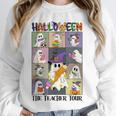 Women Halloween The Teacher Tour Ghosts Pencil Pumpkins Unisex Sweatshirt, novelty gifts, funny gifts