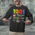 100 Days Of Living That 2nd Grade Life Boy Girl Teacher Unisex Sweatshirt, 2nd Grade Teacher Sweatshirts, gift for family, gift for coworker