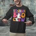 1st Grade Boo Crew Halloween First Grade Halloween Teacher Unisex Sweatshirt, First Grade Teacher Sweatshirts, gift for family, gift for coworker