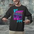 1st Grade Is My Jam Vintage 80s 80's Teacher Student Retro Unisex Sweatshirt, gift for family, gift for coworker 1st Grade Is My Jam Vintage 80s 80's Teacher Student Retro Unisex Sweatshirt, gift for family, gift for coworker