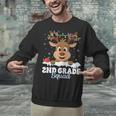 2nd Grade Teacher Christmas Second Grade Squad Reindeer Xmas For Men Women Kids Unisex Sweatshirt, 2nd Grade Teacher Sweatshirts, gift for family, gift for coworker