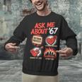 67 History Teacher Teacher 6 7 Overuse '67 Unisex Sweatshirt, History Teacher Sweatshirts, gift for family, gift for coworker 67 History Teacher Teacher 6 7 Overuse '67 Unisex Sweatshirt, History Teacher Sweatshirts, gift for family, gift for coworker