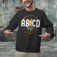 ABCD The Teacher Tour Last Day Of School Rockin' Teacher Unisex Sweatshirt, gift for family, gift for coworker ABCD The Teacher Tour Last Day Of School Rockin' Teacher Unisex Sweatshirt, gift for family, gift for coworker