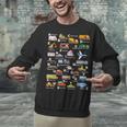 Alphabet Vehicles ABCs Learning Teachers Kids Boys Girls Unisex Sweatshirt, gift for family, gift for coworker