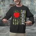 American Flag Camouflage Teacher Patriotic 4th Of July Unisex Sweatshirt, gift for family, gift for coworker