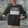 Avoid Negativity Math Teacher Unisex Sweatshirt, gift for family, gift for coworker