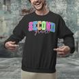 Back To School Neon Checkered Second Grade Colorful Teacher Unisex Sweatshirt, gift for family, gift for coworker Back To School Neon Checkered Second Grade Colorful Teacher Unisex Sweatshirt, gift for family, gift for coworker