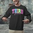 Back To School Neon Checkered Third Grade Colorful Teacher Unisex Sweatshirt, gift for family, gift for coworker Back To School Neon Checkered Third Grade Colorful Teacher Unisex Sweatshirt, gift for family, gift for coworker