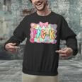 Back To School Pre-K Preppy Teacher Girl Unisex Sweatshirt, gift for family, gift for coworker