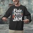 Back To School Teacher Flair Pens Are My Jam Unisex Sweatshirt, gift for family, gift for coworker Back To School Teacher Flair Pens Are My Jam Unisex Sweatshirt, gift for family, gift for coworker