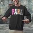 Back To School Teacher Para Preppy Checkered Para Life Unisex Sweatshirt, gift for family, gift for coworker