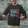 Battery Life Of A Nurse School Teacher Appreciation Unisex Sweatshirt, gift for family, gift for coworker