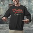 Captain Chaos Shirt For Parent Teacher Or Crazy Child Unisex Sweatshirt, gift for family, gift for coworker