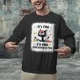 Cat It's Fine I'm Fine Everything Is Fine Teacher Life Unisex Sweatshirt, gift for family, gift for coworker Cat It's Fine I'm Fine Everything Is Fine Teacher Life Unisex Sweatshirt, gift for family, gift for coworker
