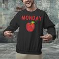 Caterpillar Friday Fruit Kindergarten Teacher Men Women Kids Unisex Sweatshirt, gift for family, gift for coworker Caterpillar Friday Fruit Kindergarten Teacher Men Women Kids Unisex Sweatshirt, gift for family, gift for coworker