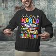 Color The World With Kindness Crayon Positivity Teacher Unisex Sweatshirt, gift for family, gift for coworker