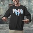 Coquette Bow Teach Teacher Happy First Day Back To School Unisex Sweatshirt, gift for family, gift for coworker Coquette Bow Teach Teacher Happy First Day Back To School Unisex Sweatshirt, gift for family, gift for coworker