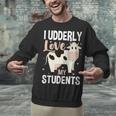 Cow Teacher Lover Unisex Sweatshirt, gift for family, gift for coworker Cow Teacher Lover Unisex Sweatshirt, gift for family, gift for coworker