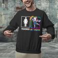 Cute Art Teacher Magical Dabbing Unicorn Artist Unisex Sweatshirt, gift for family, gift for coworker