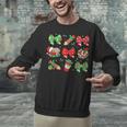 Cute Coquette Pencil Bow Christmas School Teacher Student Unisex Sweatshirt, gift for family, gift for coworker Cute Coquette Pencil Bow Christmas School Teacher Student Unisex Sweatshirt, gift for family, gift for coworker