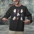 Cute Ghost Cat Playing Musical Halloween Music Teacher Unisex Sweatshirt, gift for family, gift for coworker Cute Ghost Cat Playing Musical Halloween Music Teacher Unisex Sweatshirt, gift for family, gift for coworker