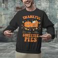 Cute Thanksgiving Teacher Thankful For My Sweetie Pies Mom Unisex Sweatshirt, gift for family, gift for coworker Cute Thanksgiving Teacher Thankful For My Sweetie Pies Mom Unisex Sweatshirt, gift for family, gift for coworker