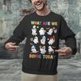 What Are We Doing Today Ghost PE Teacher Team Halloween Unisex Sweatshirt, Pe Teacher Sweatshirts, gift for family, gift for coworker