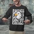 Eagles School Sports Fan Team Spirit Teacher Parent Student Unisex Sweatshirt, gift for family, gift for coworker