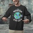 Earth Day Rotation Of The Earth Makes My Day Science Teacher Unisex Sweatshirt, Science Teacher Sweatshirts, gift for family, gift for coworker Earth Day Rotation Of The Earth Makes My Day Science Teacher Unisex Sweatshirt, Science Teacher Sweatshirts, gift for family, gift for coworker