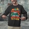 English Teacher Dinosaurs Didn’t Read What Happened To Them Unisex Sweatshirt, English Teacher Sweatshirts, gift for family, gift for coworker English Teacher Dinosaurs Didn’t Read What Happened To Them Unisex Sweatshirt, English Teacher Sweatshirts, gift for family, gift for coworker