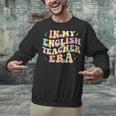 In My English Teacher Era Retro Back To School Literature Men Women Unisex Sweatshirt, English Teacher Sweatshirts, gift for family, gift for coworker In My English Teacher Era Retro Back To School Literature Men Women Unisex Sweatshirt, English Teacher Sweatshirts, gift for family, gift for coworker