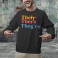 English Teacher Their There Theyre Grammar Men Women Unisex Sweatshirt, English Teacher Sweatshirts, gift for family, gift for coworker English Teacher Their There Theyre Grammar Men Women Unisex Sweatshirt, English Teacher Sweatshirts, gift for family, gift for coworker