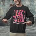 In My Esl Teacher Era Back To School ESL Teacher Groovy Unisex Sweatshirt, Esl Teacher Sweatshirts, Groovy Teacher Sweatshirts, gift for family, gift for coworker In My Esl Teacher Era Back To School ESL Teacher Groovy Unisex Sweatshirt, Esl Teacher Sweatshirts, Groovy Teacher Sweatshirts, gift for family, gift for coworker
