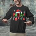 FA LA 8 Christmas Santa FA La Math Teacher Student Unisex Sweatshirt, gift for family, gift for coworker