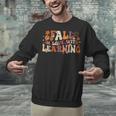 Fall In Love With Learning Autum Thanksgiving Teacher Kids Unisex Sweatshirt, gift for family, gift for coworker Fall In Love With Learning Autum Thanksgiving Teacher Kids Unisex Sweatshirt, gift for family, gift for coworker