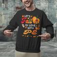 Lets Fall In Love With PE Teacher Thanksgiving Unisex Sweatshirt, Pe Teacher Sweatshirts, gift for family, gift for coworker Lets Fall In Love With PE Teacher Thanksgiving Unisex Sweatshirt, Pe Teacher Sweatshirts, gift for family, gift for coworker