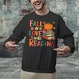 Fall In Love With Reading Autumn Thanksgiving Shirt Teacher Unisex Sweatshirt, gift for family, gift for coworker Fall In Love With Reading Autumn Thanksgiving Shirt Teacher Unisex Sweatshirt, gift for family, gift for coworker