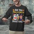 Are You Fall O Ween Directions Halloween Teacher Ghost Unisex Sweatshirt, gift for family, gift for coworker Are You Fall O Ween Directions Halloween Teacher Ghost Unisex Sweatshirt, gift for family, gift for coworker