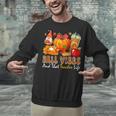Fall Vibes Costume Teacher Thanksgiving Leopard Gnome Unisex Sweatshirt, gift for family, gift for coworker Fall Vibes Costume Teacher Thanksgiving Leopard Gnome Unisex Sweatshirt, gift for family, gift for coworker