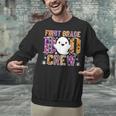 First Grade Boo Crew Teacher Student Halloween Costume Unisex Sweatshirt, First Grade Teacher Sweatshirts, gift for family, gift for coworker First Grade Boo Crew Teacher Student Halloween Costume Unisex Sweatshirt, First Grade Teacher Sweatshirts, gift for family, gift for coworker