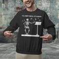Funny Skeleton Music Teacher I'Ll Wait Until It's Quiet Unisex Sweatshirt, gift for family, gift for coworker