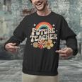 Future Teacher Kids Youth Girls Rainbow Pre-k Kindergarten Unisex Sweatshirt, Future Teacher Sweatshirts, gift for family, gift for coworker