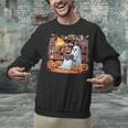 Ghost Book Reading Halloween Books Lover Teacher Unisex Sweatshirt, gift for family, gift for coworker