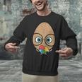 The Good Egg Teacher Halloween Costume Food Group Cute Unisex Sweatshirt, gift for family, gift for coworker