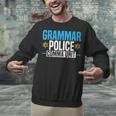Grammar Police Comma Unit English Teacher Grammar Teacher For Men Women Unisex Sweatshirt, English Teacher Sweatshirts, gift for family, gift for coworker
