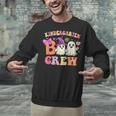 Groovy Kindergarten Boo Crew Kinder Halloween Teacher Kids Unisex Sweatshirt, Groovy Teacher Sweatshirts, gift for family, gift for coworker Groovy Kindergarten Boo Crew Kinder Halloween Teacher Kids Unisex Sweatshirt, Groovy Teacher Sweatshirts, gift for family, gift for coworker