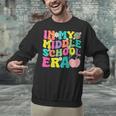 Groovy In My Middle School Era Back To School Teacher Unisex Sweatshirt, Groovy Teacher Sweatshirts, gift for family, gift for coworker Groovy In My Middle School Era Back To School Teacher Unisex Sweatshirt, Groovy Teacher Sweatshirts, gift for family, gift for coworker