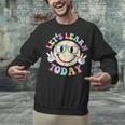 Groovy Retro Lets Learn Today Teacher Student Back To School Unisex Sweatshirt, Groovy Teacher Sweatshirts, gift for family, gift for coworker