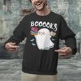 Halloween Books Librarian English Teacher Reader Reading Unisex Sweatshirt, English Teacher Sweatshirts, gift for family, gift for coworker