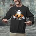 Halloween PE Teacher Ghosts Pumpkins Sports Lover Unisex Sweatshirt, Pe Teacher Sweatshirts, gift for family, gift for coworker Halloween PE Teacher Ghosts Pumpkins Sports Lover Unisex Sweatshirt, Pe Teacher Sweatshirts, gift for family, gift for coworker
